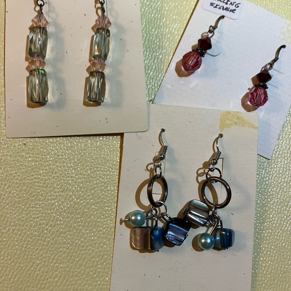 Elegant Multicolor Dangle Earrings